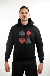 Amico Black Suit Black/Red Hoodie