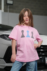 Children’s Pink Tri Pawn Tee