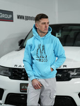 Amico Two Dog Hoodie Baby Blue