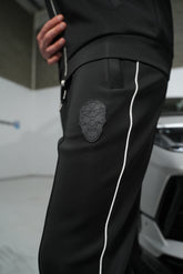 Black Skull Badge Pants