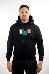 Amico Black Element Hoodie Blue Green Red
