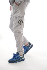 Round Skull Badge Grey Cargos