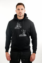 Amico Black Dog & Joker Hoodie