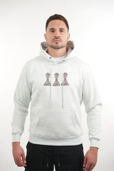 Grey Tri Pawn Camo Hoodie