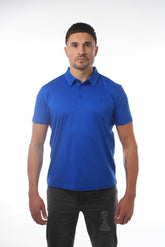 Blue Pawn Embrodiery Polo
