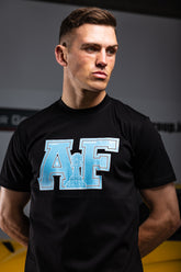 AF Pawn Tee Black/Baby Blue