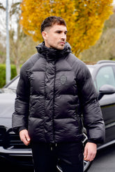 Black Puffer Winter Jacket