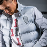 Grey Two Pattern Light Weight Jacket