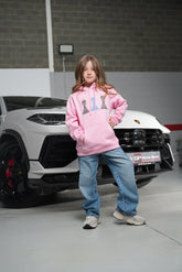 Children’s Pink Tri Pawn Hoodie
