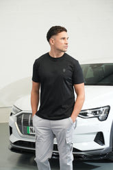 AW25 - Round Neck Rubber Icon Black