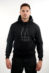 Black Two Dogs Hoodie