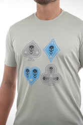 Grey Suit Grey Baby Blue Tee