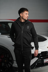Black Skull Zip Jacket