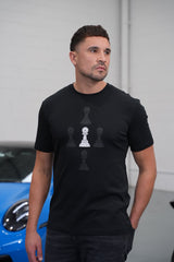 5 PAWN TEE - 4 BLACK 1 WHITE