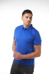Blue Pawn Embrodiery Polo