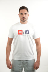Amico White Elements Tee Red White Navy