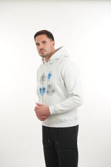 Grey Suit Grey Baby Blue Hoodie