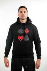 Amico Black Suit Black/Red Hoodie
