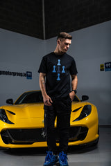 5 PAWN TEE - 4 BLUE 1 NAVY