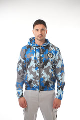 Camo Jacket Blue & Baby Blue