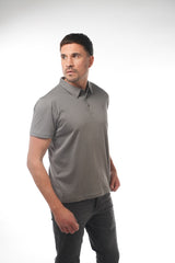 Grey Pawn Embrodiery Polo