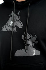 Amico Black Dog & Joker Hoodie