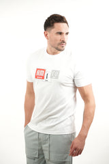 Amico Elements White Tee Red White Grey