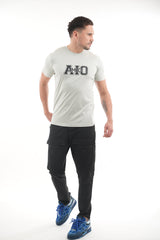 Amico Grey Black Print Tee