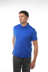 Blue Pawn Embrodiery Polo