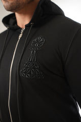 Black Full Zip Hoodie