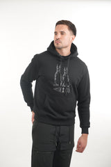 Black Two Dogs Hoodie
