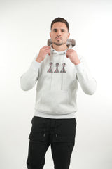 Grey Tri Pawn Camo Hoodie