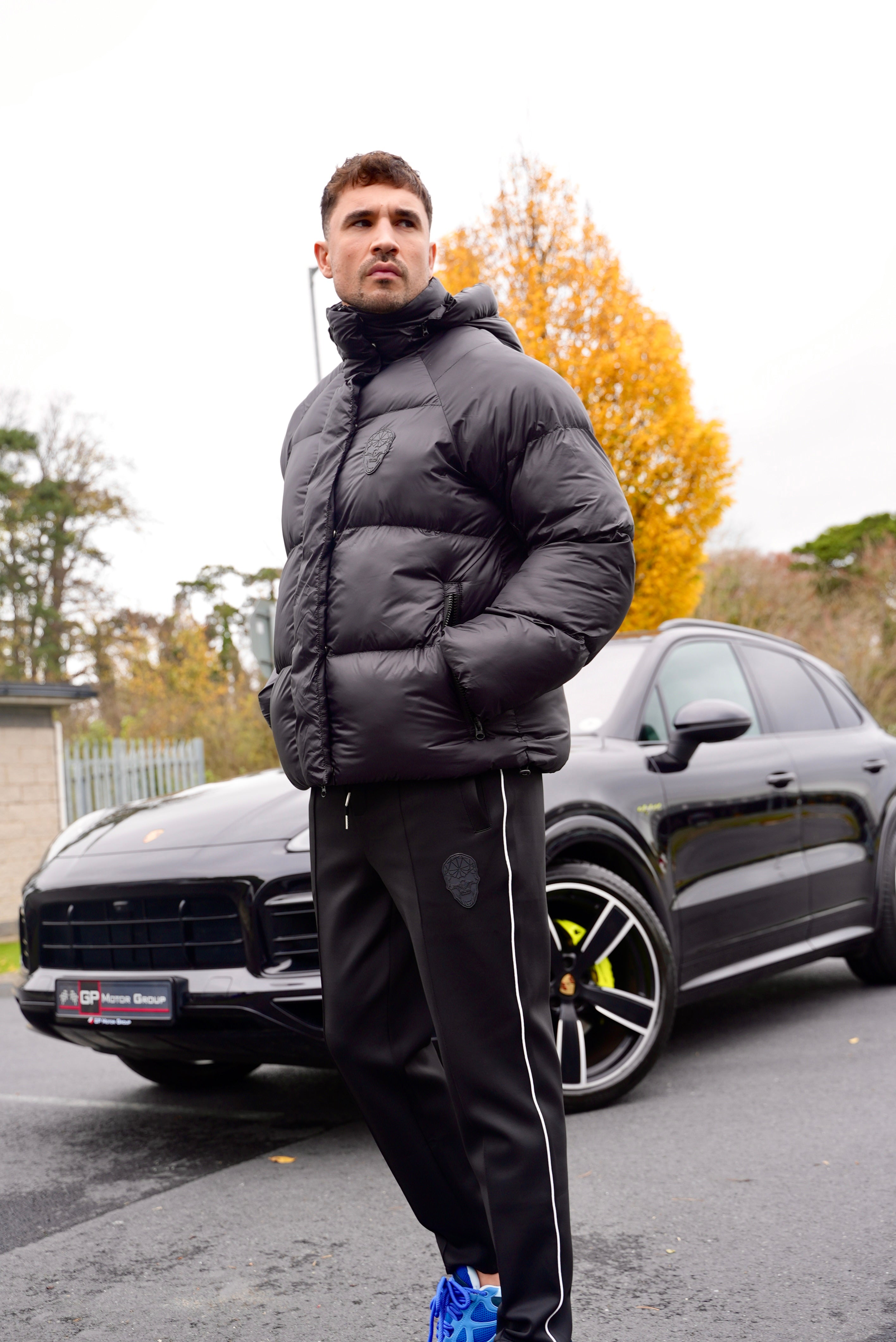Black Puffer Winter Jacket
