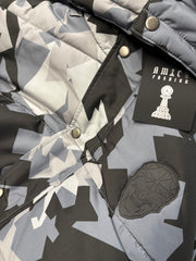 Black Camo Puffer Jacket