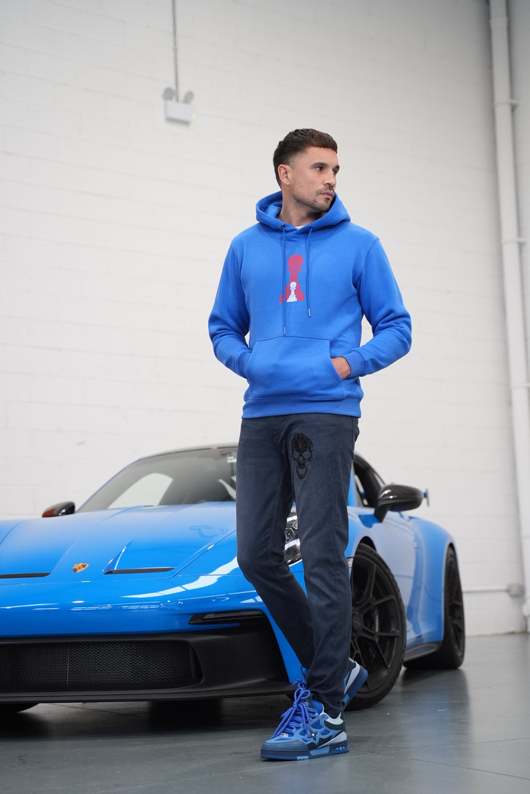 - Pawn within Pawn Hoodie Blue

- 1 Red 1 White Pawn