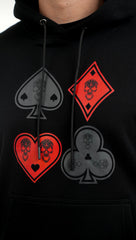 Amico Black Suit Black/Red Hoodie