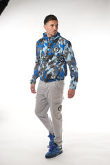 Camo Jacket Blue & Baby Blue