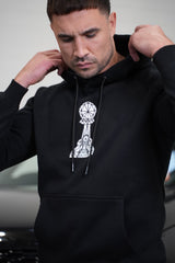 BLACK HOODIE TWO WHITE PAWN