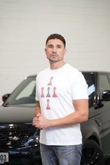 WHITE TEE 5 PAWN -4 RED 1 BLACK