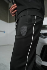 Black Skull Badge Pants