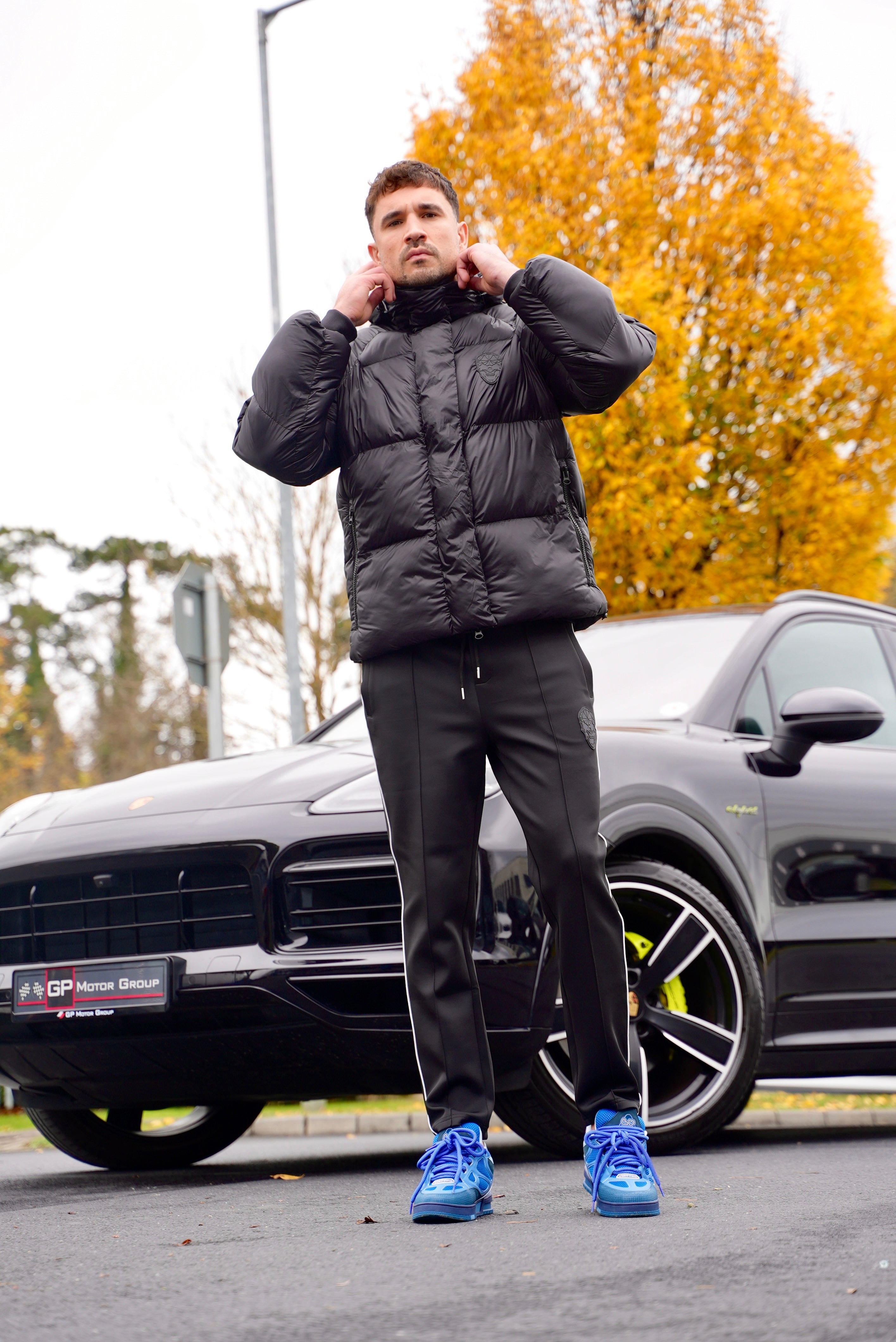 Black Puffer Winter Jacket