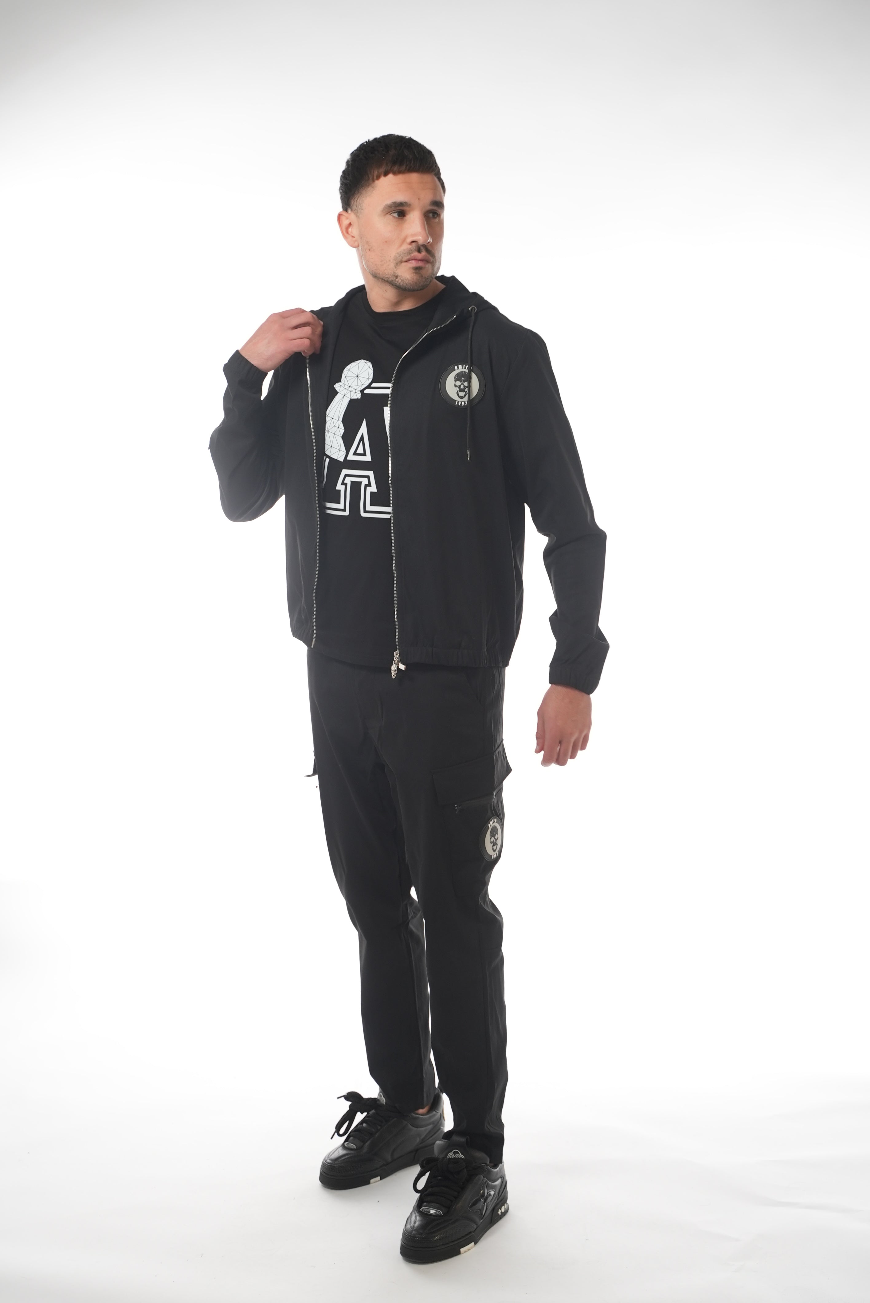 BLACK SKULL BADGE JACKET