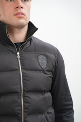 Black Two Pattern Light Weight Jacket