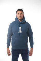 NAVY SINGLE PAWN HOODIE