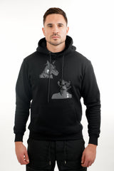 Amico Black Dog & Joker Hoodie