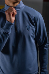 Steel Blue Half Zip