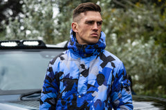 AMICO CAMO SKULL JACKET BLUE