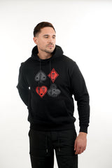 Amico Black Suit Black/Red Hoodie