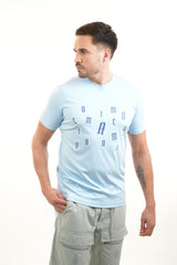 Amico Lettered Tee Baby Blue