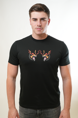 Men's Amico Crazed Hounds Black T-Shirt